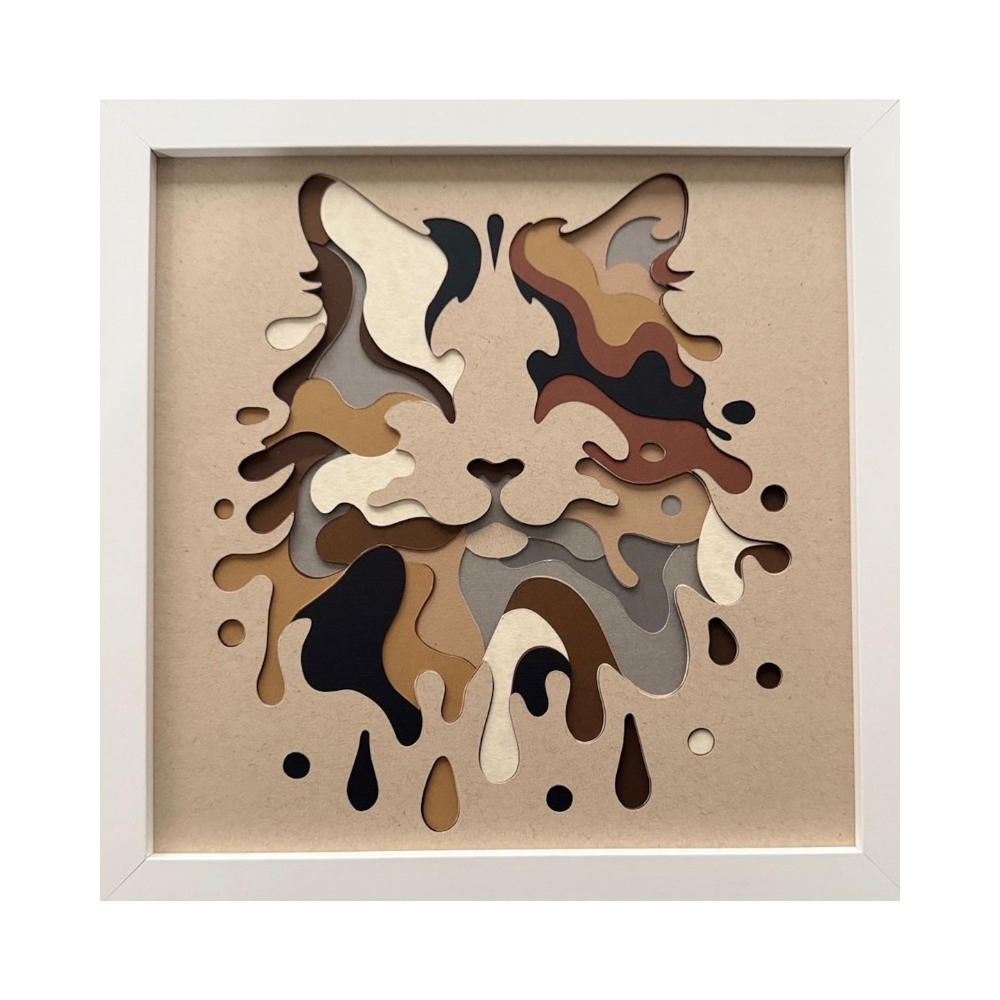 Cuadro Decorativo de Gato